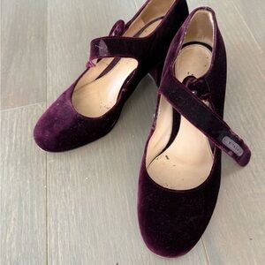 Elegant Velvet Mary Jane Shoes